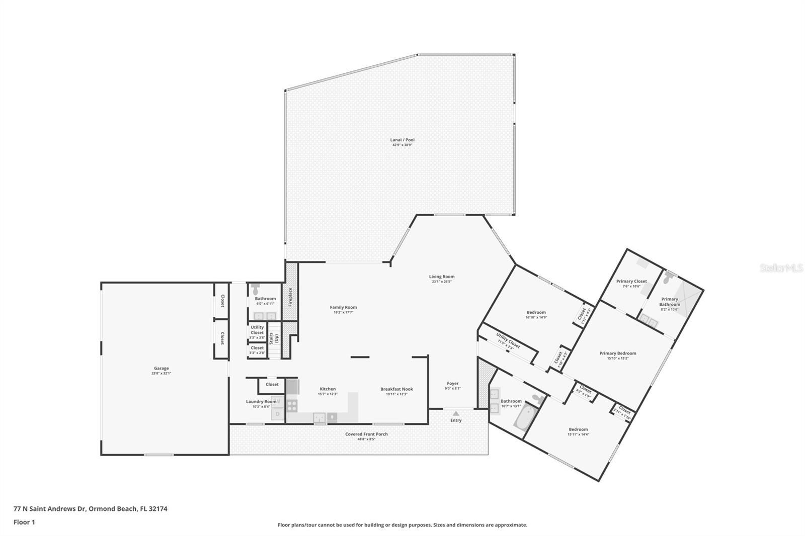 77 N ST ANDREWS DR, ORMOND BEACH, FL, 32174