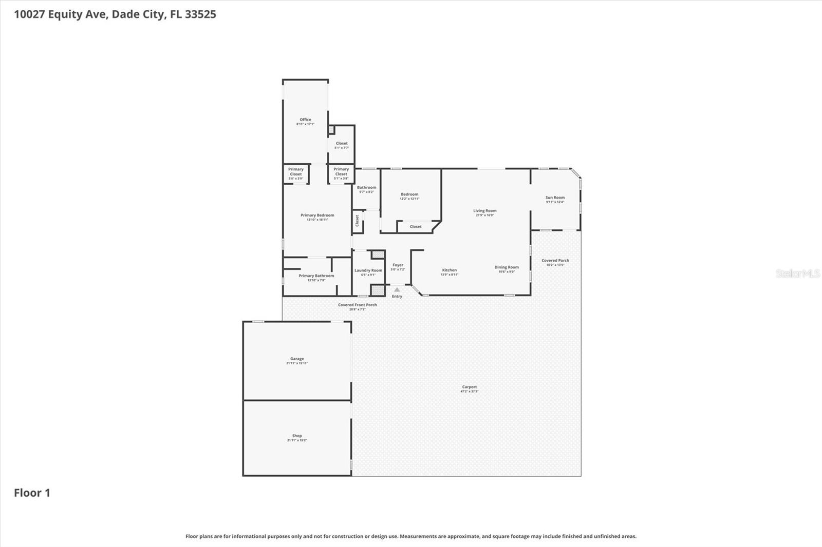 10027 EQUITY AVE, DADE CITY, FL, 33525