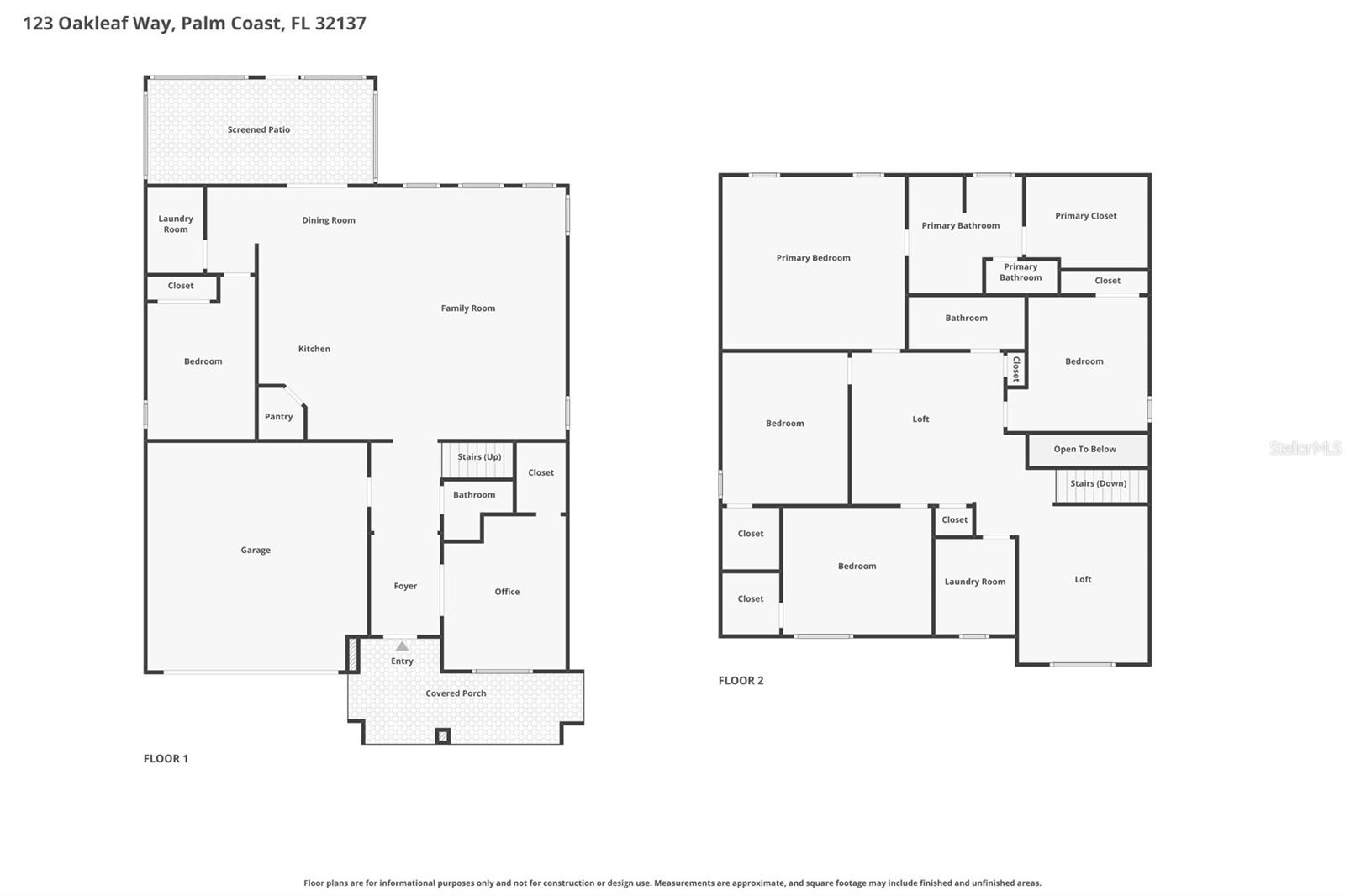 123 OAKLEAF WAY, PALM COAST, FL, 32137