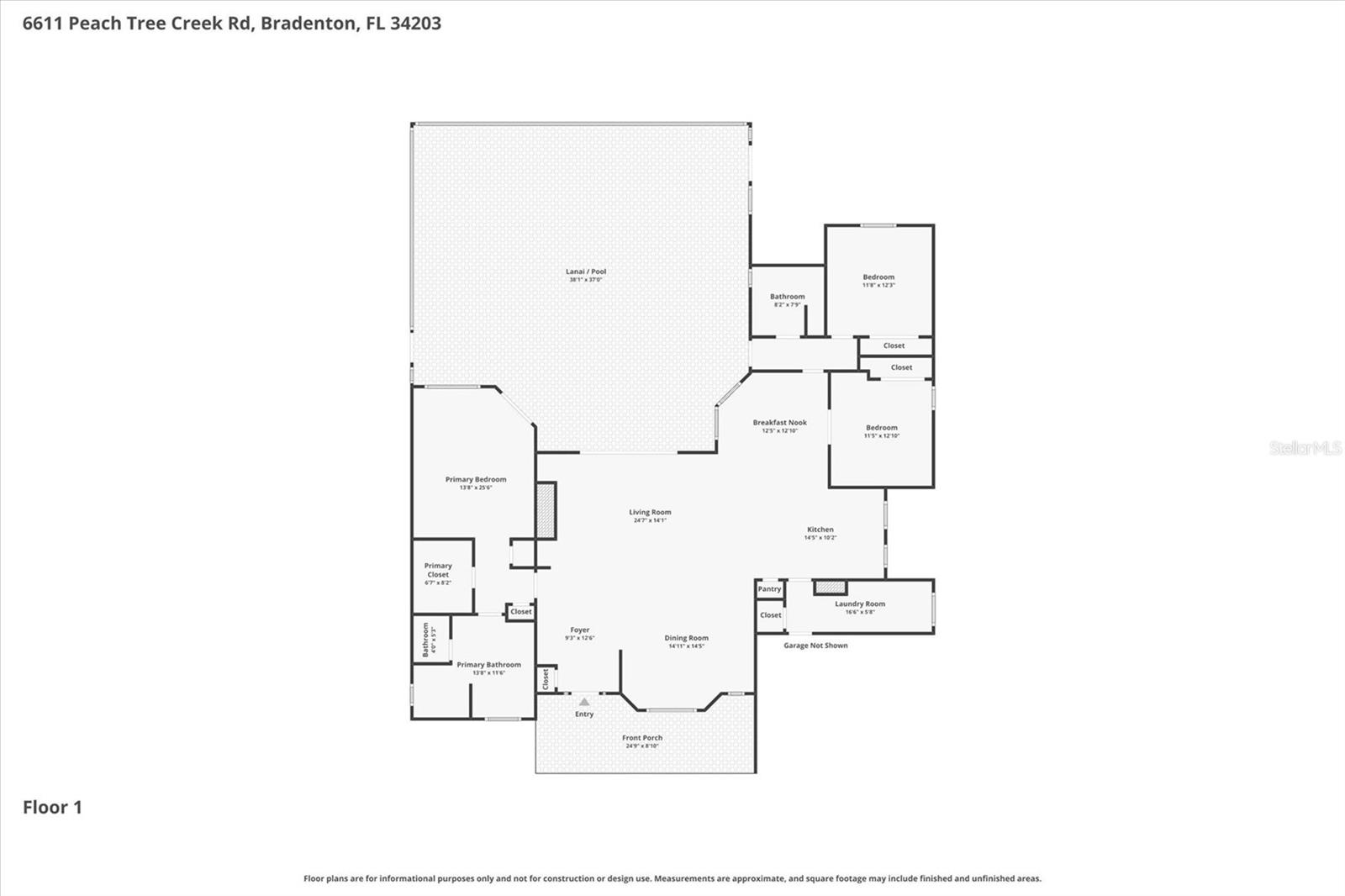 6611 PEACH TREE CREEK RD, BRADENTON, FL, 34203