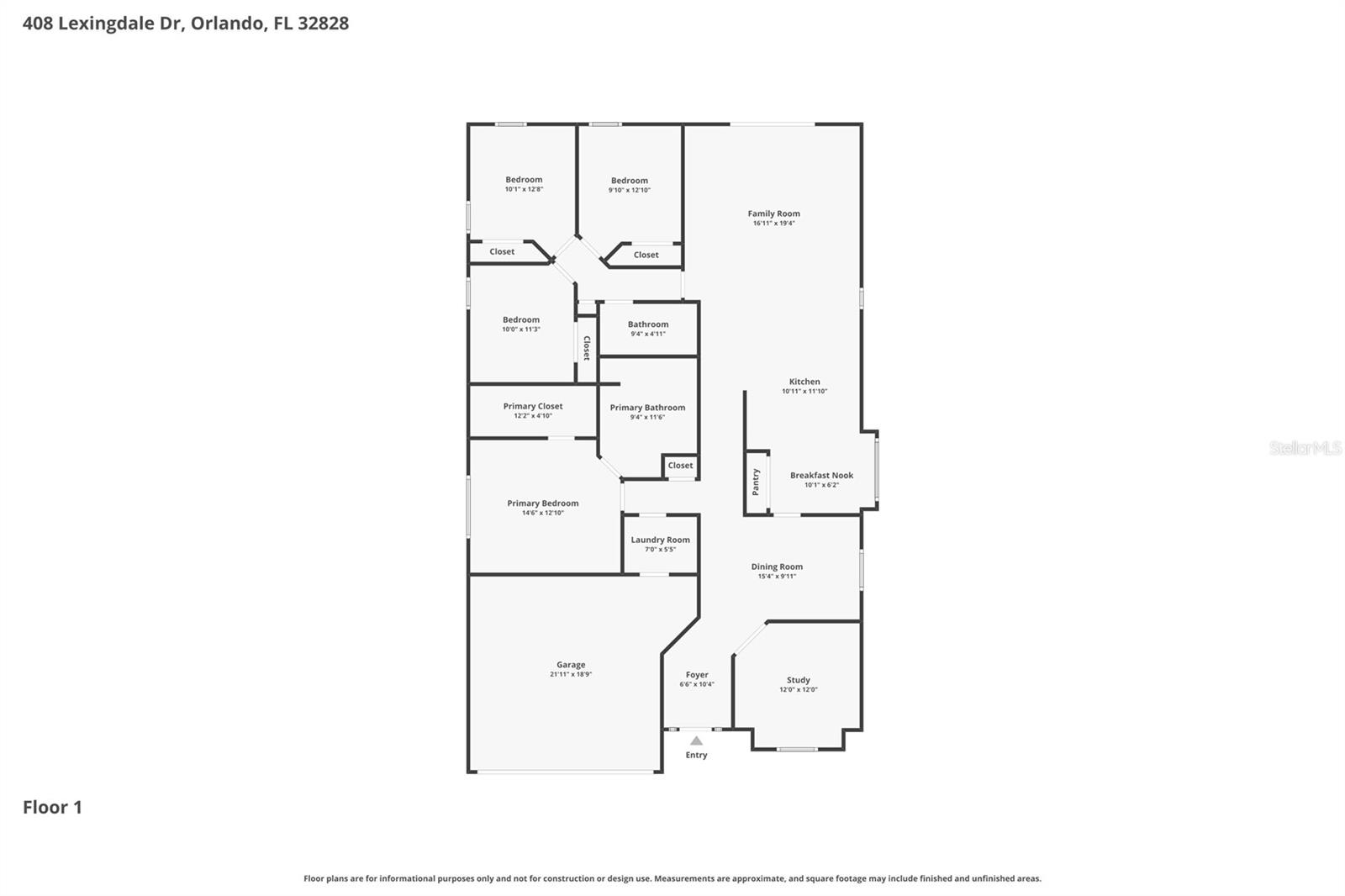 408 LEXINGDALE DR, ORLANDO, FL, 32828