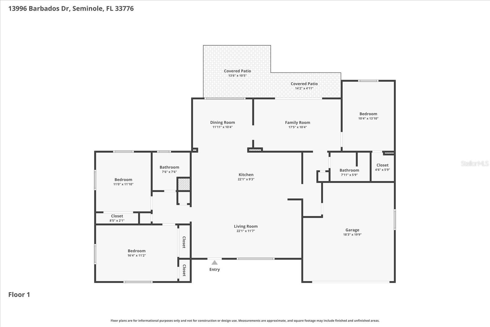 13996 BARBADOS DR, SEMINOLE, FL, 33776