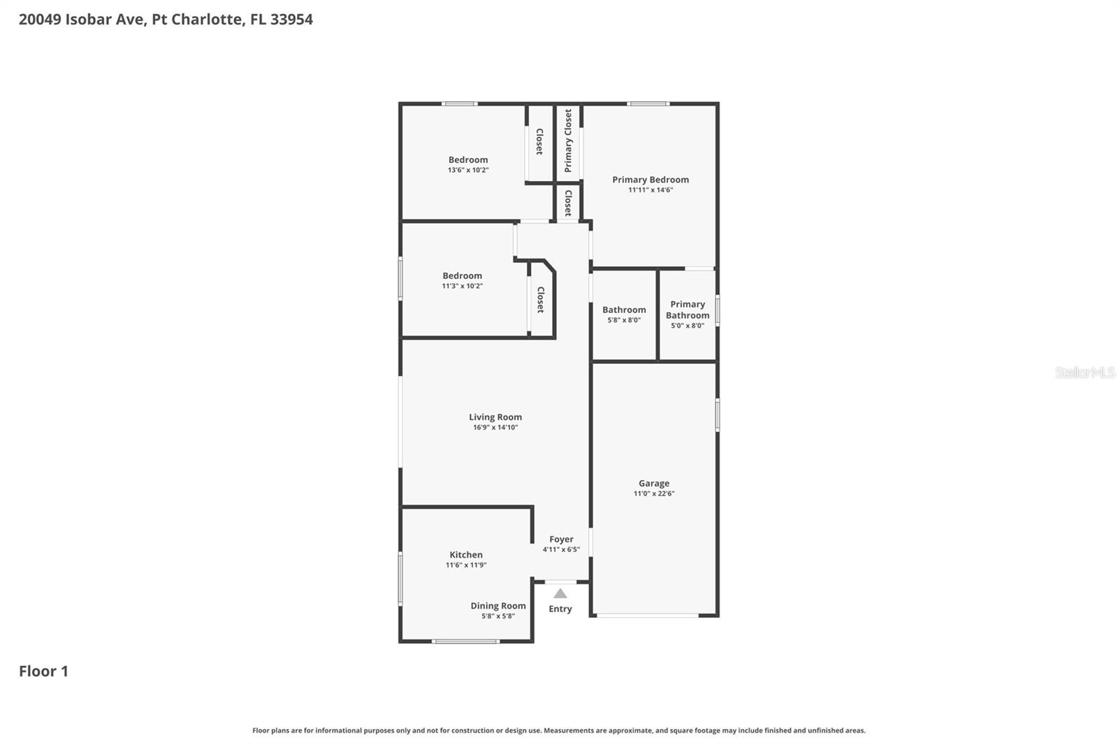 20049 ISOBAR AVE, PORT CHARLOTTE, FL, 33954