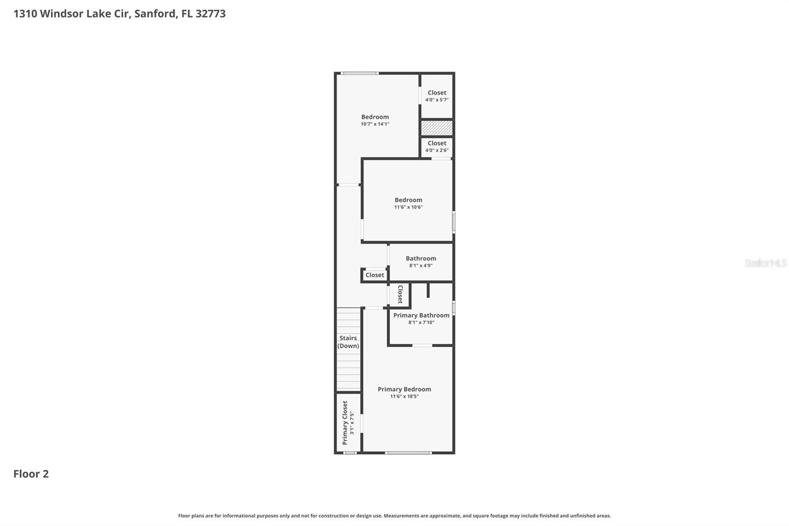 1310 WINDSOR LAKE CIR, SANFORD, FL, 32773