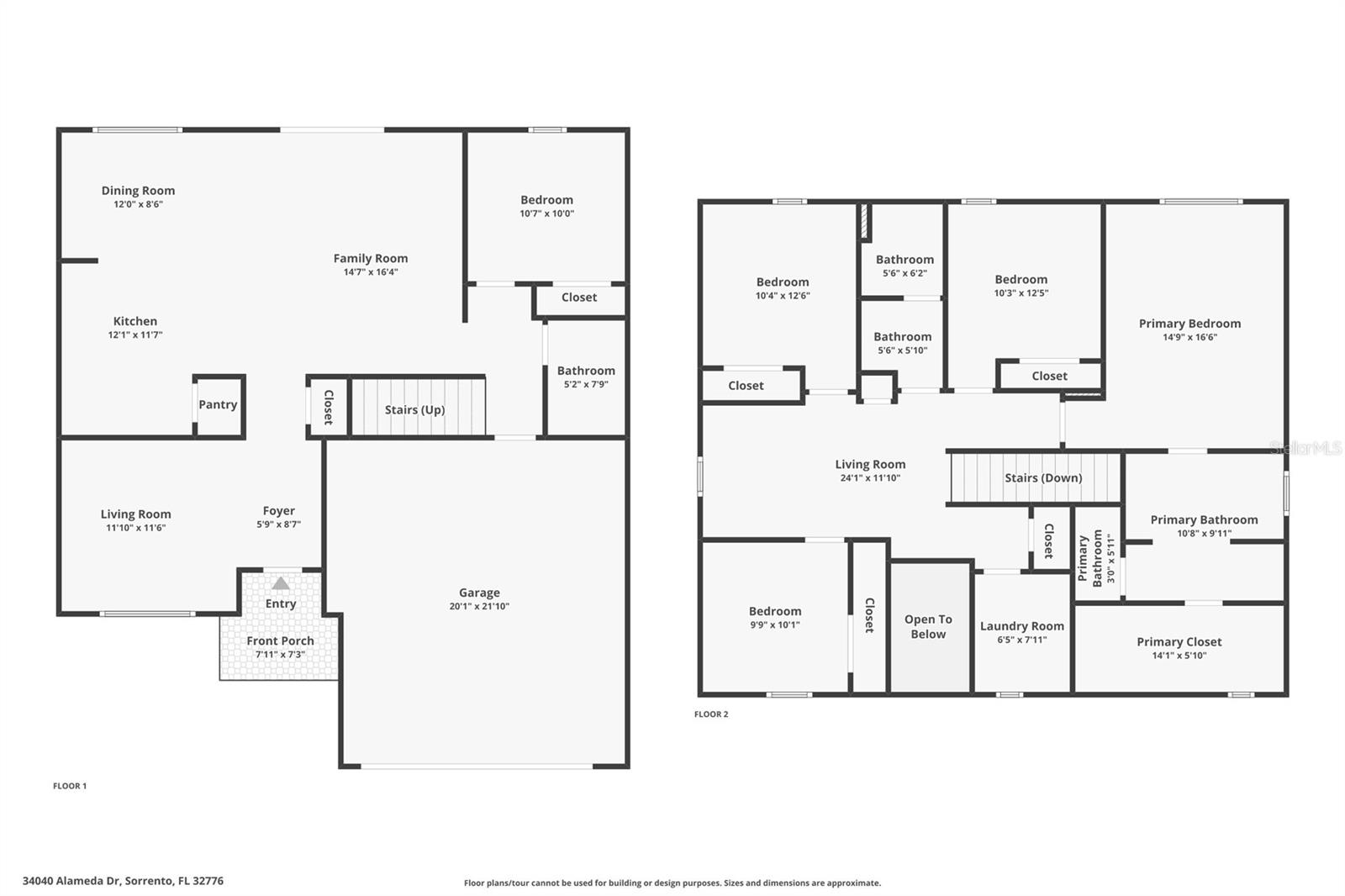 34040 ALAMEDA DR, SORRENTO, FL, 32776