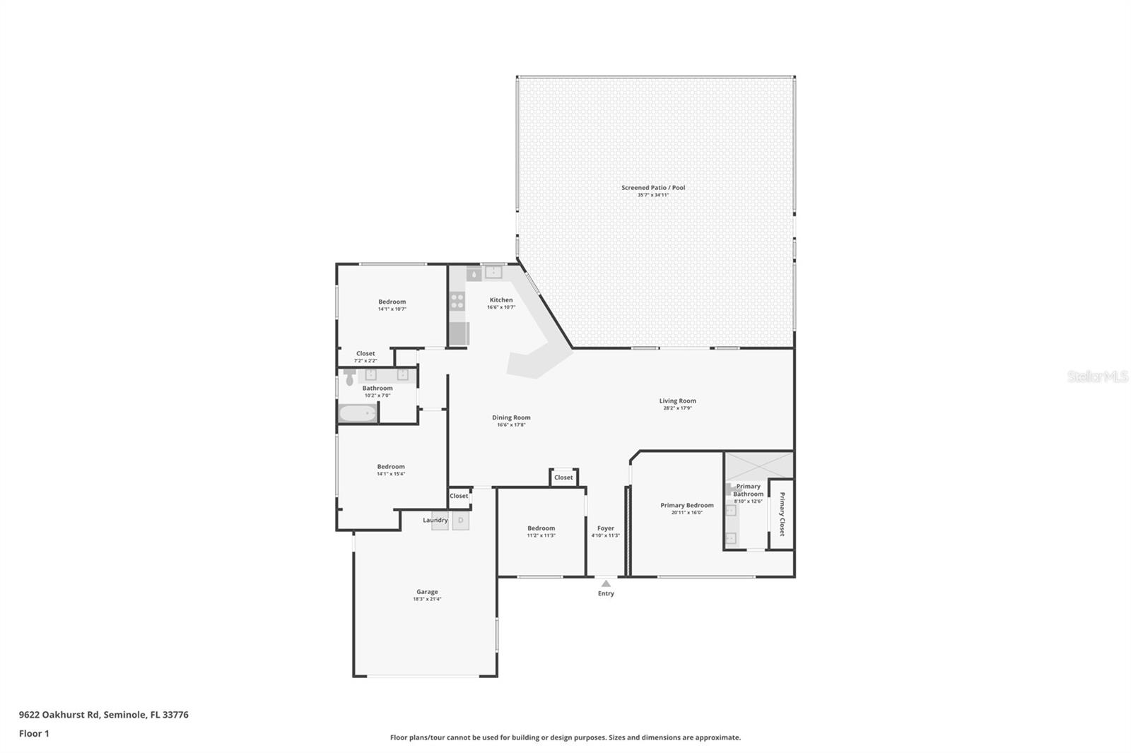 9622 OAKHURST RD, SEMINOLE, FL, 33776