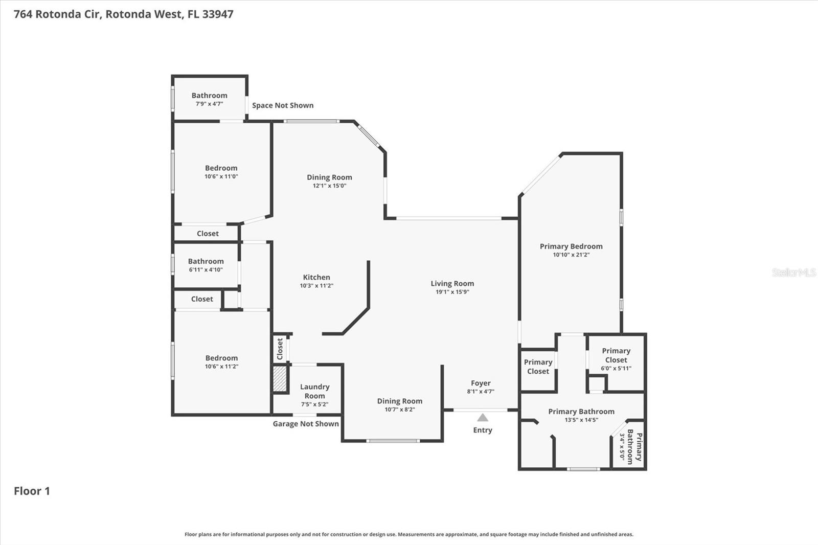 764 ROTONDA CIR, ROTONDA WEST, FL, 33947