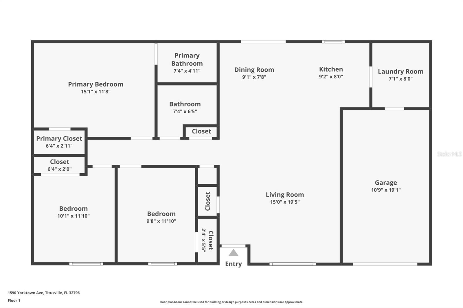 1590 YORKTOWN AVE, TITUSVILLE, FL, 32796