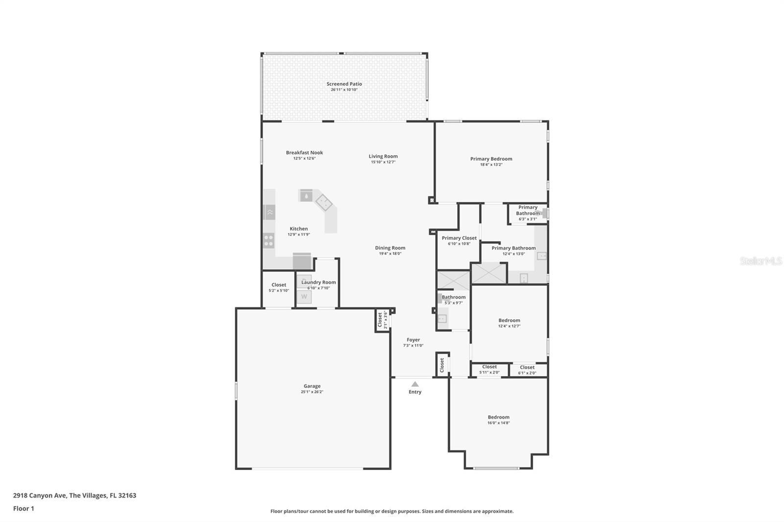 2918 CANYON AVE, THE VILLAGES, FL, 32163