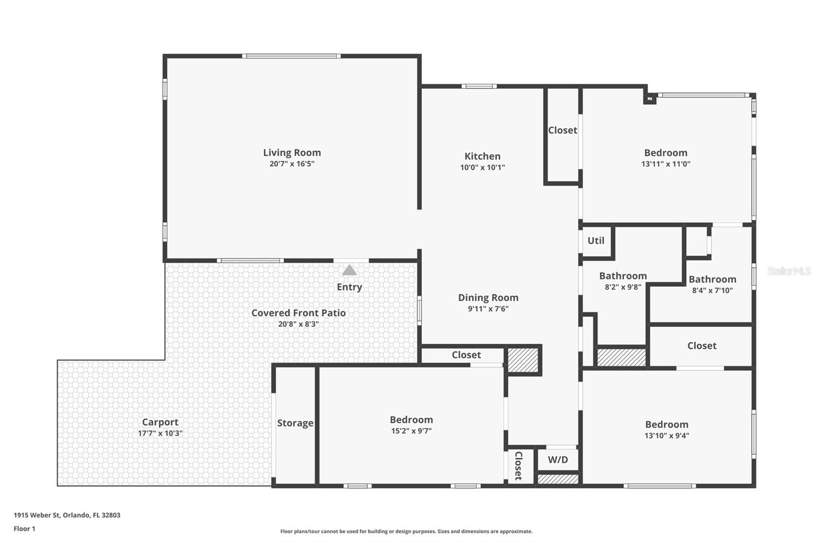 1915 WEBER ST, ORLANDO, FL, 32803