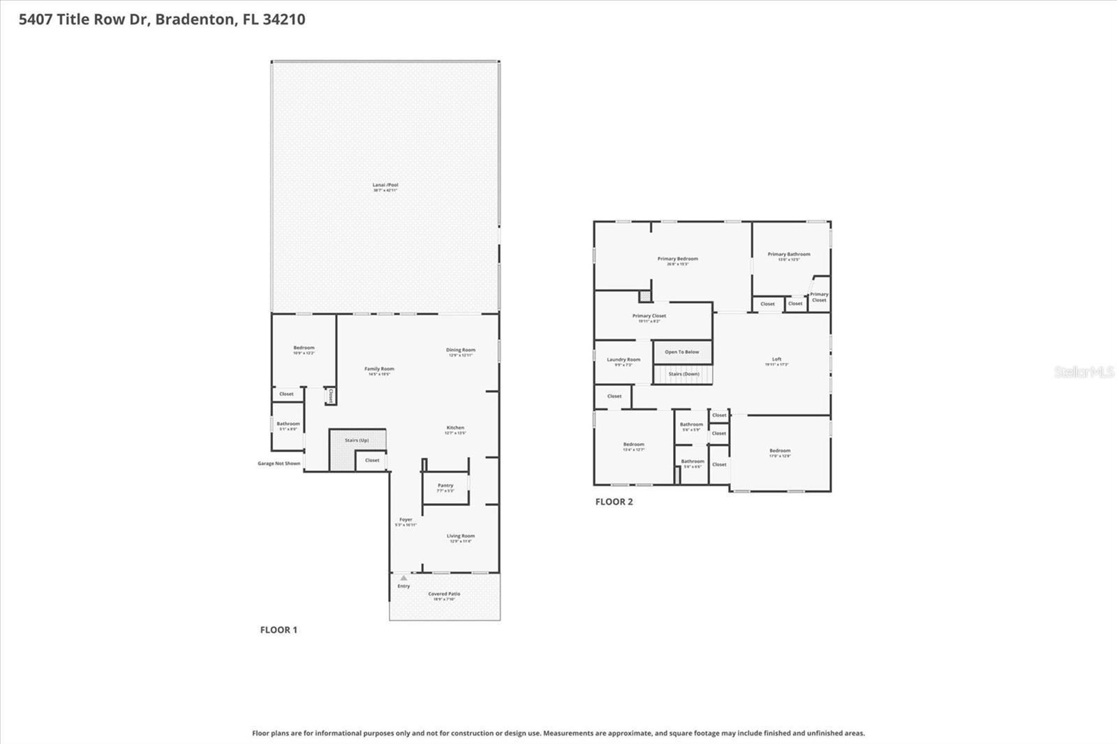 5407 TITLE ROW DR, BRADENTON, FL, 34210