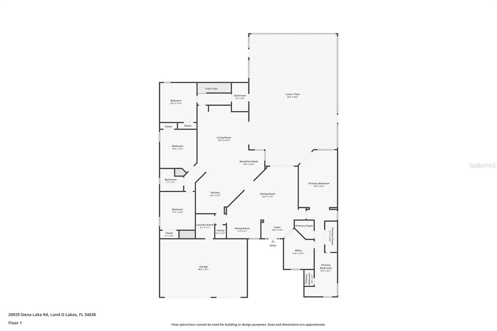 20929 SIENA LAKE RD, LAND O LAKES, FL, 34638