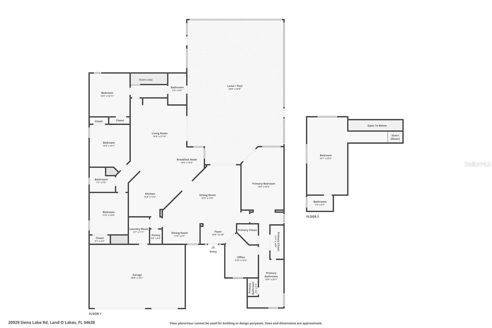 20929 SIENA LAKE RD, LAND O LAKES, FL, 34638