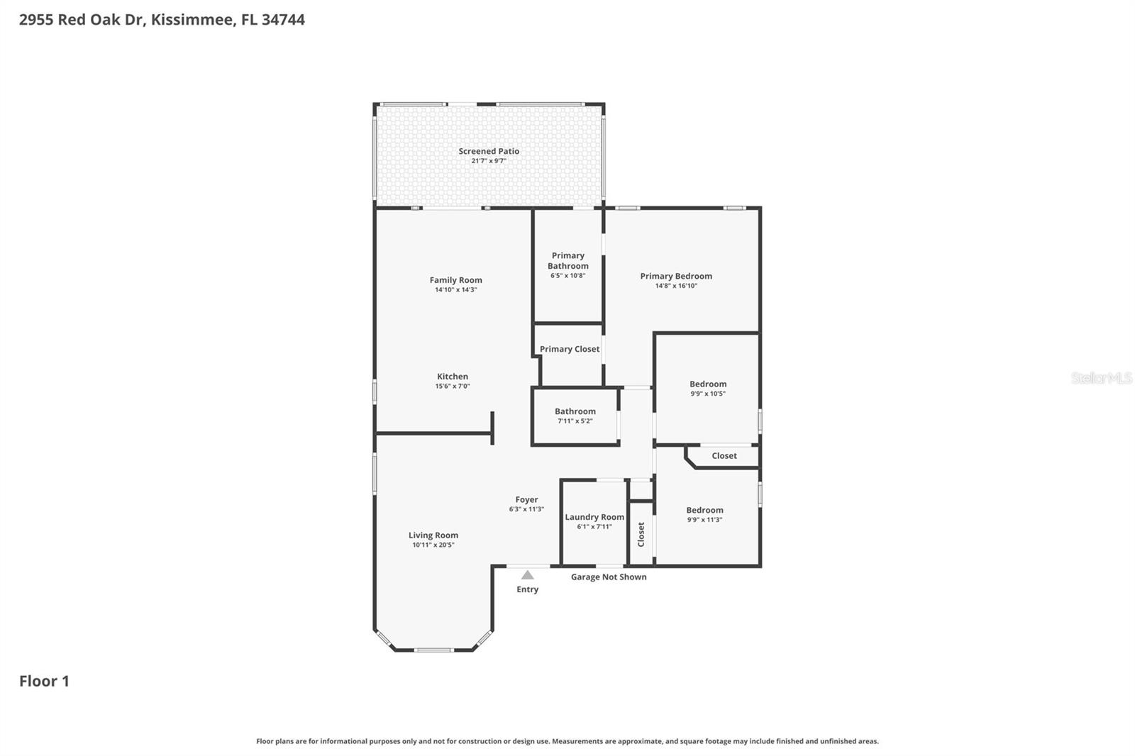 2955 RED OAK DR, KISSIMMEE, FL, 34744