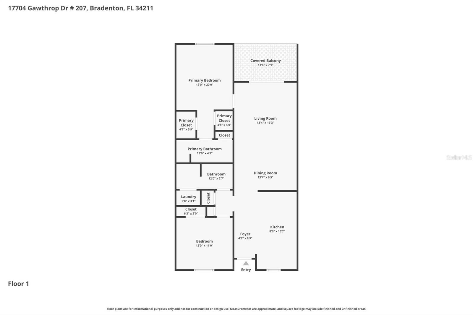 17704 GAWTHROP DR #205, BRADENTON, FL, 34211