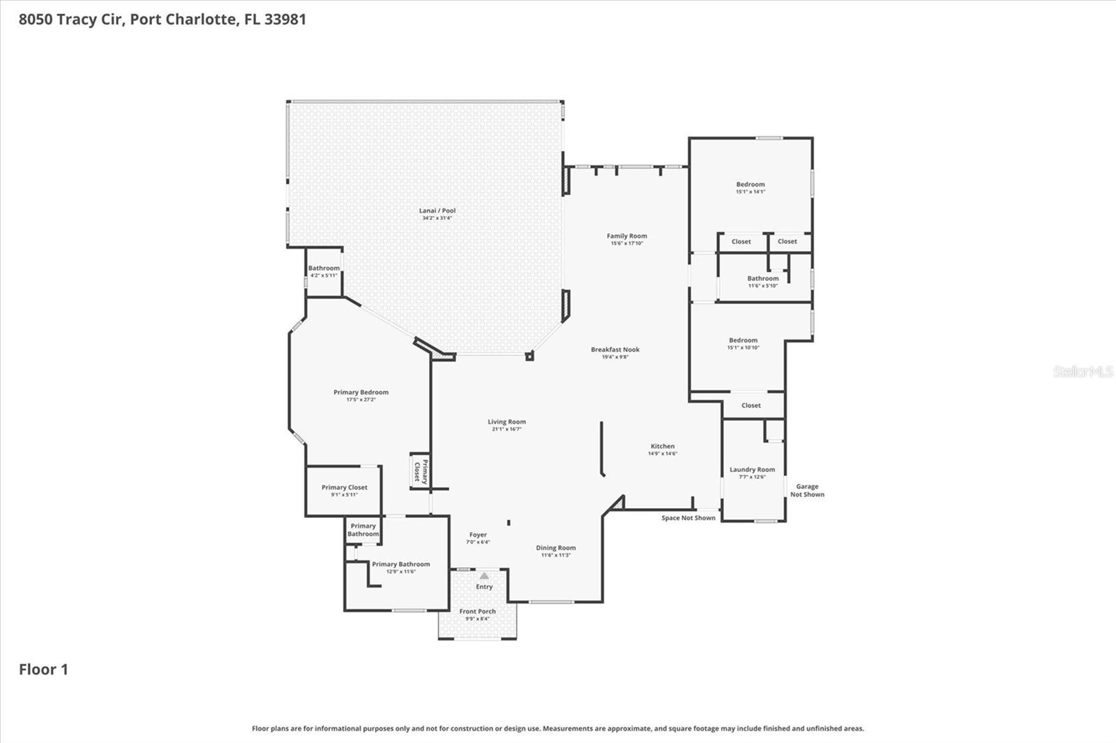 8050 TRACY CIR, PORT CHARLOTTE, FL, 33981