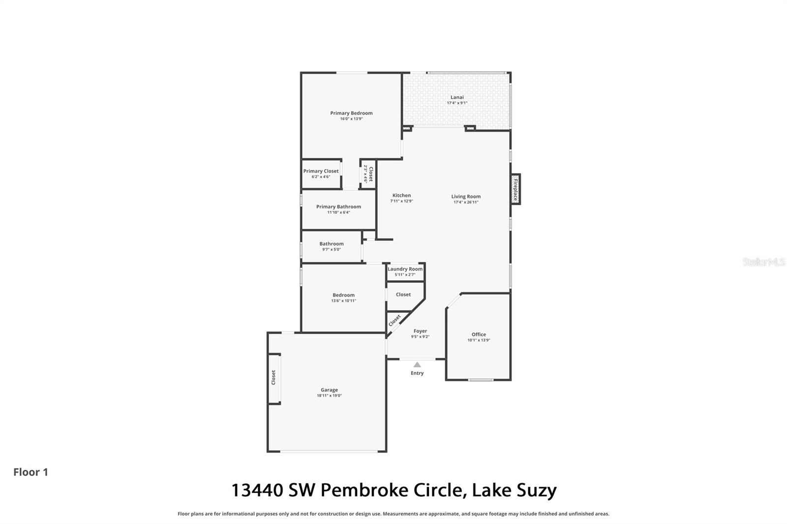 13440 SW PEMBROKE CIR N, LAKE SUZY, FL, 34269