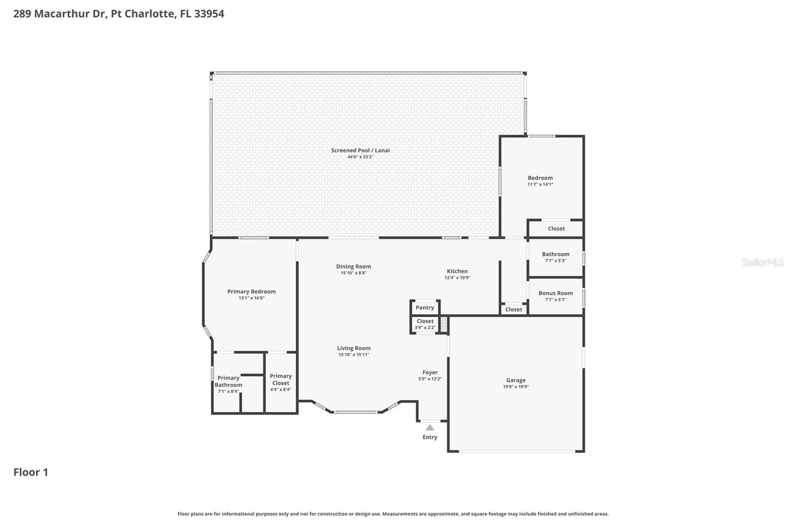 289 MACARTHUR DR, PORT CHARLOTTE, FL, 33954