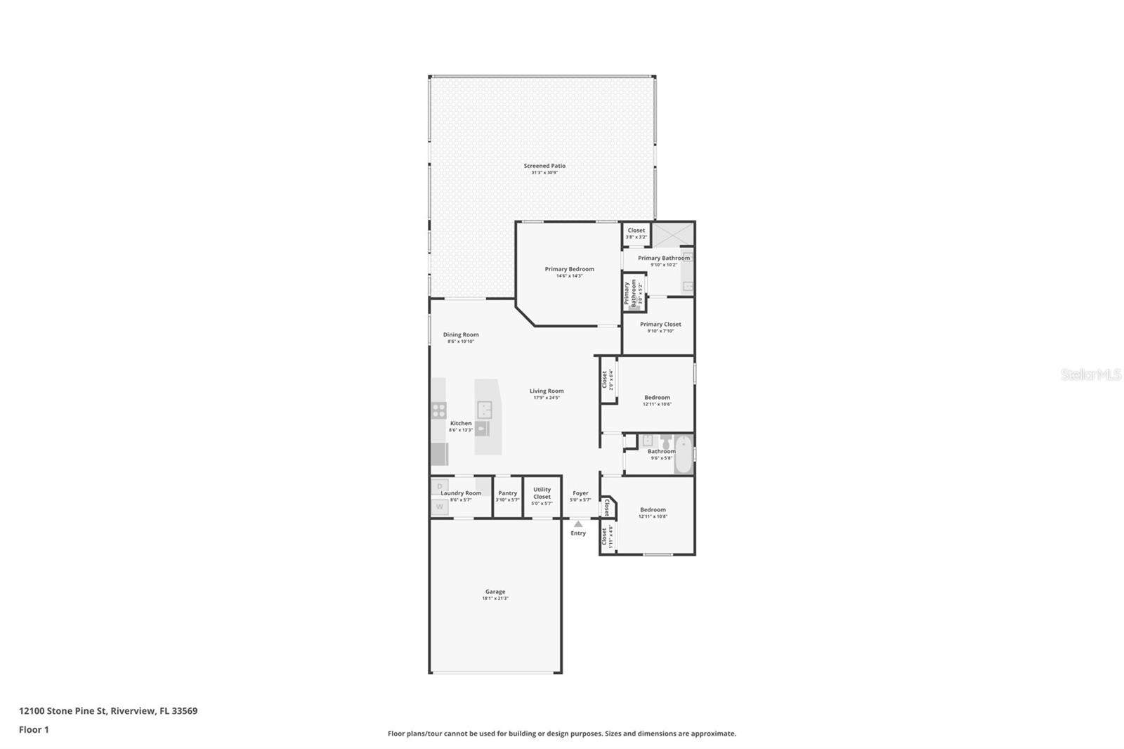 12100 STONE PINE ST, RIVERVIEW, FL, 33569