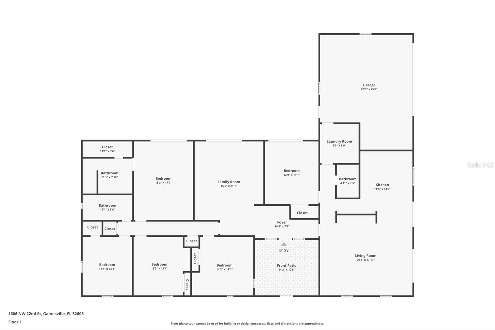 1606 NW 22ND ST, GAINESVILLE, FL, 32605