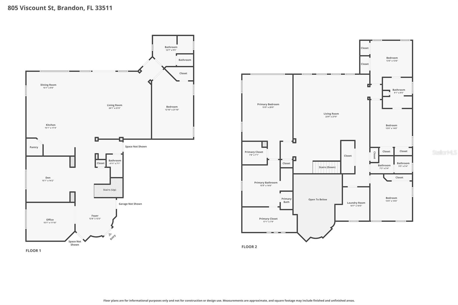 805 VISCOUNT ST, BRANDON, FL, 33511