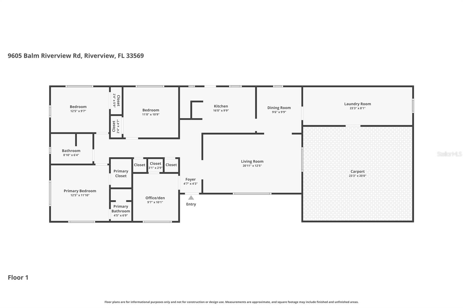 9605 BALM RIVERVIEW RD, RIVERVIEW, FL, 33569