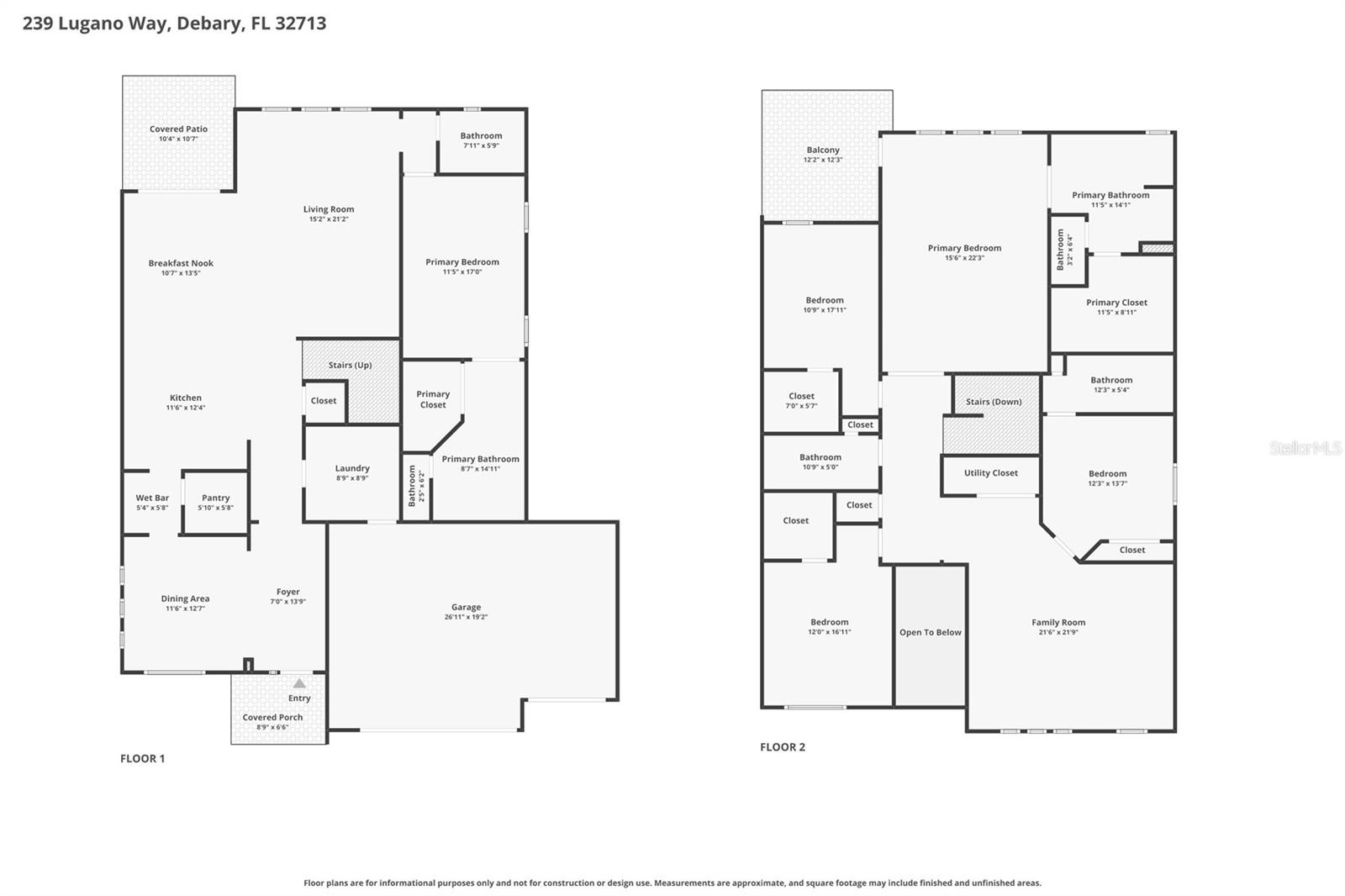 239 LUGANO WAY, DEBARY, FL, 32713