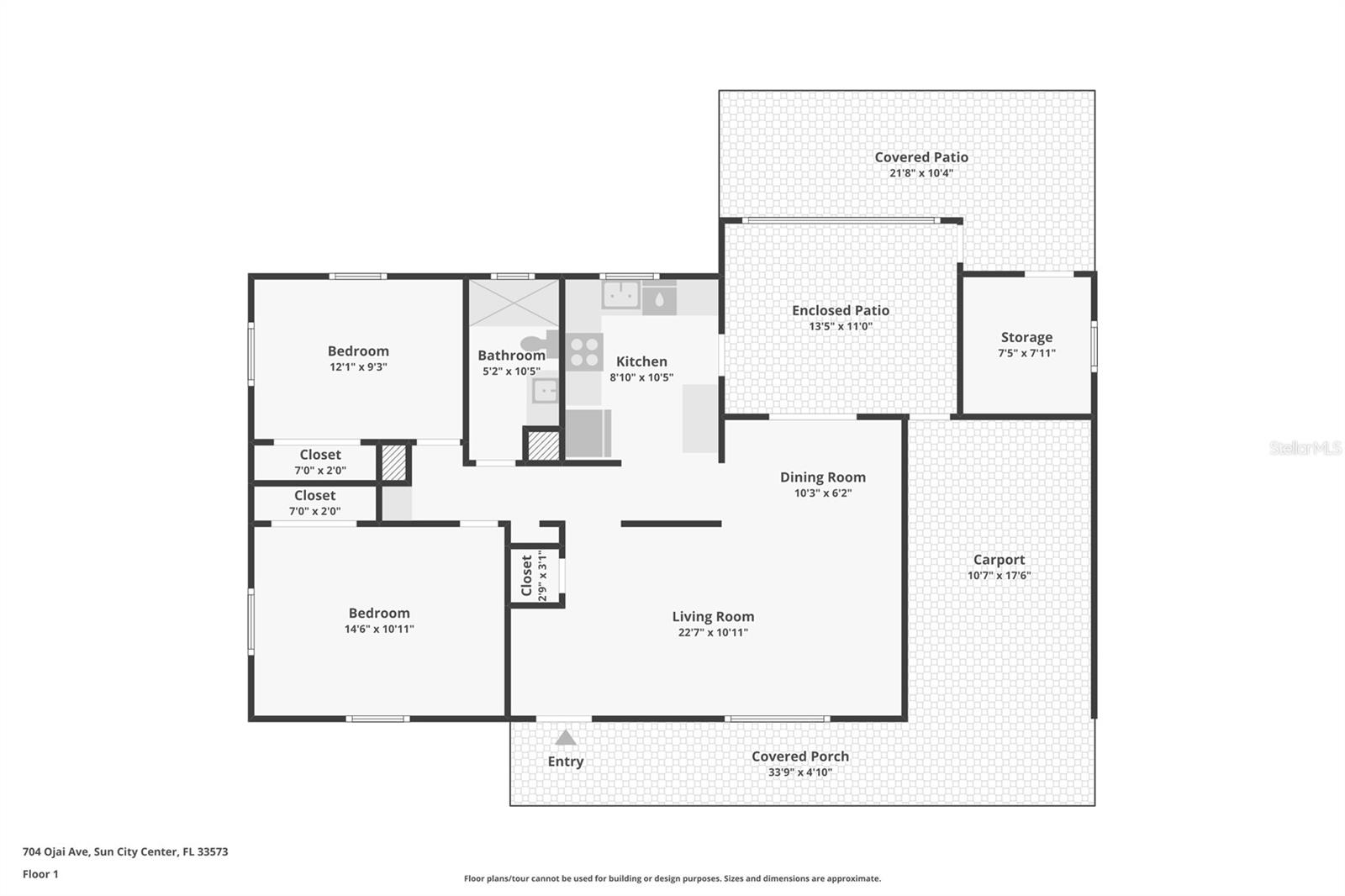 704 OJAI AVE, SUN CITY CENTER, FL, 33573