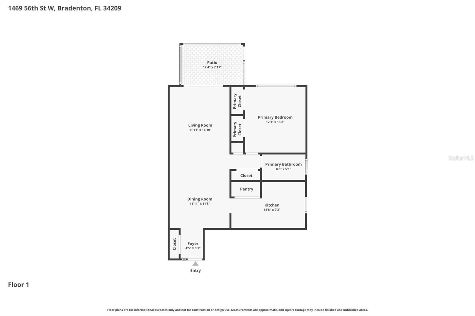 1469 56TH ST W #1469, BRADENTON, FL, 34209