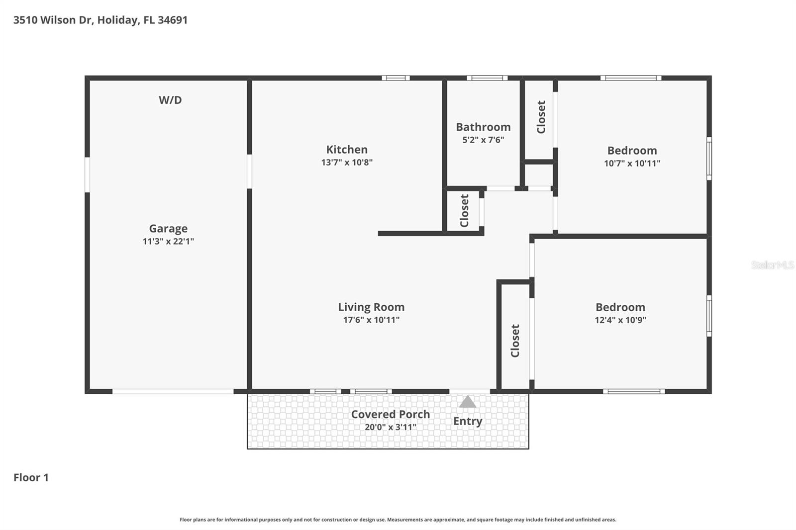 3510 WILSON DR, HOLIDAY, FL, 34691