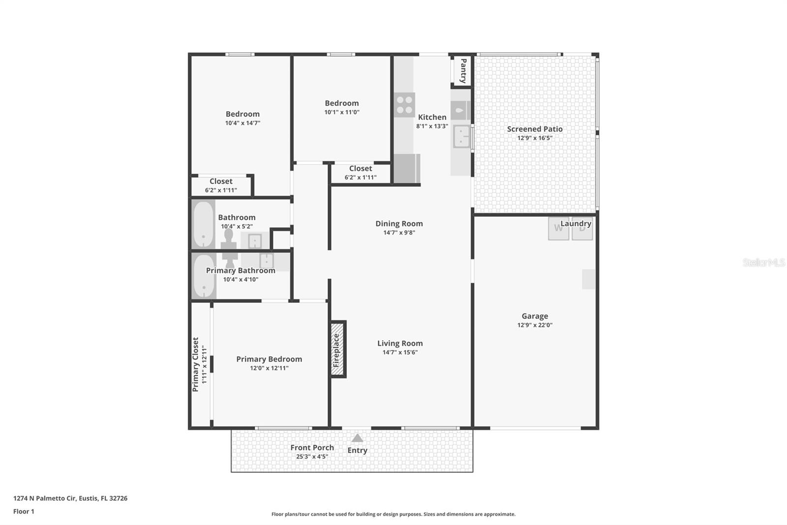 1274 N PALMETTO CIR, EUSTIS, FL, 32726