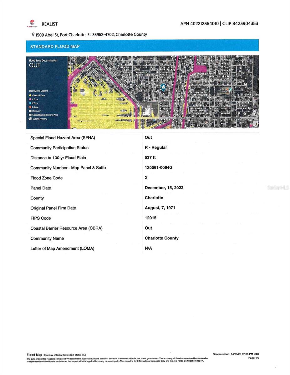 1509 ABEL ST, PORT CHARLOTTE, FL, 33952