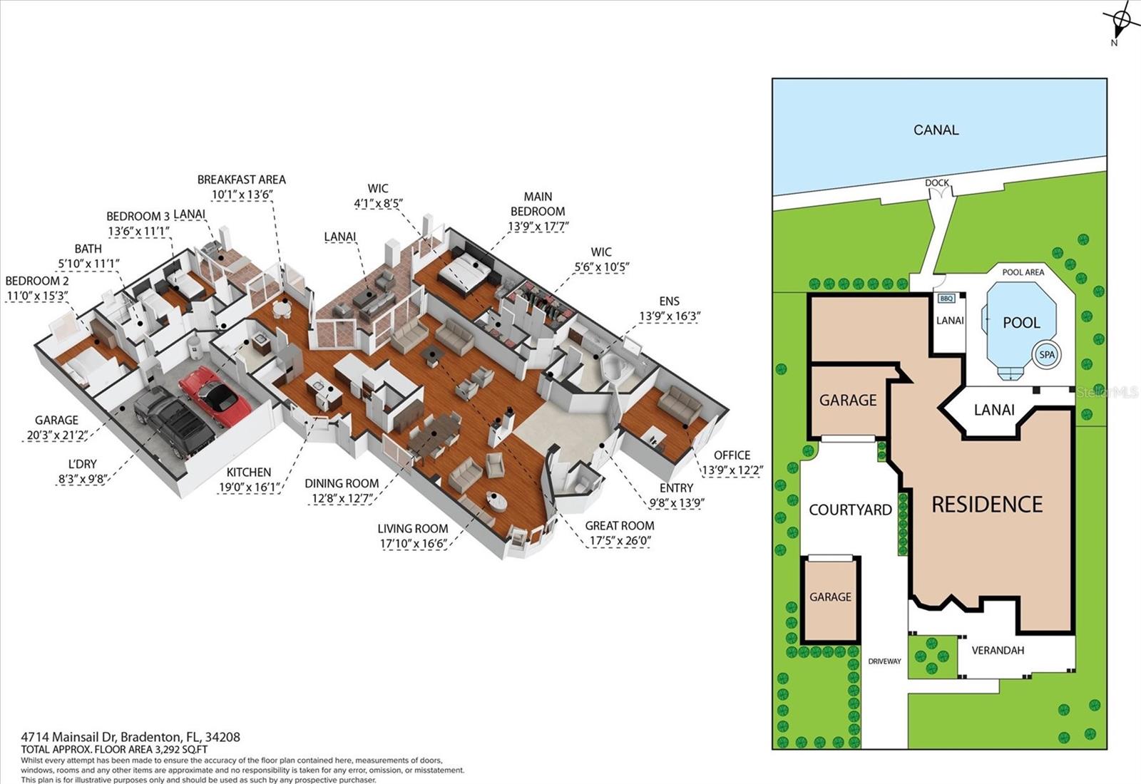 4714 MAINSAIL DR, BRADENTON, FL, 34208