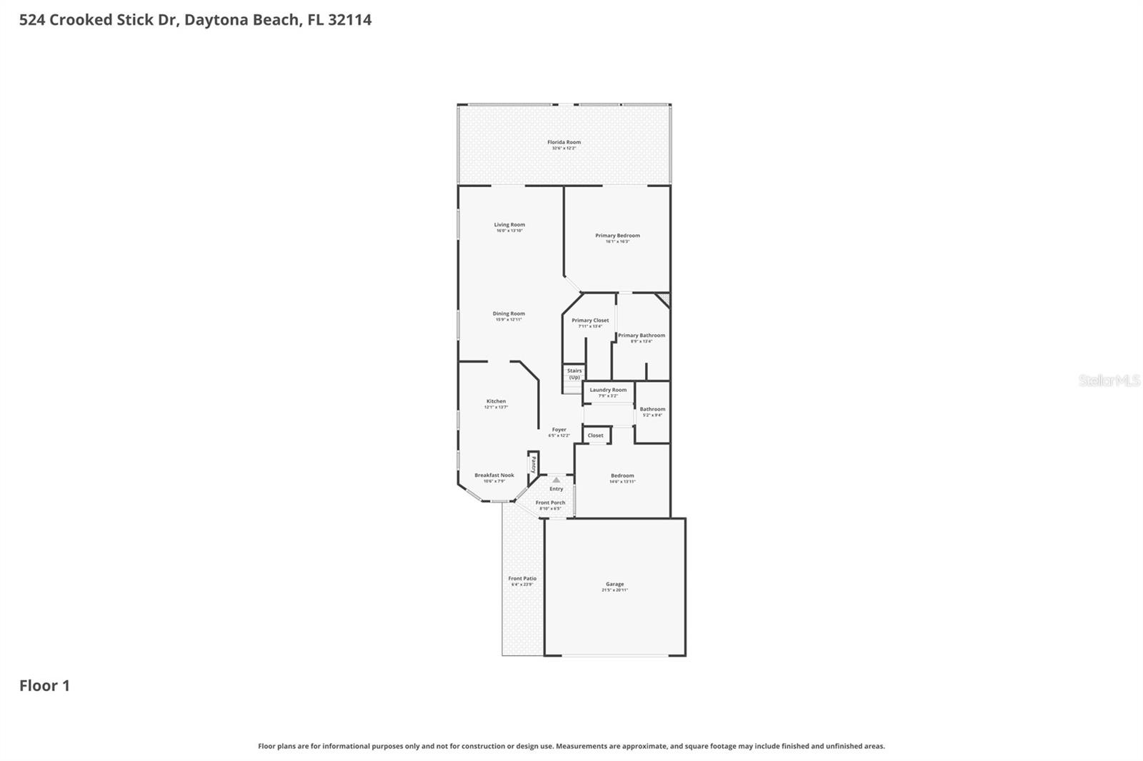 524 CROOKED STICK DR, DAYTONA BEACH, FL, 32114