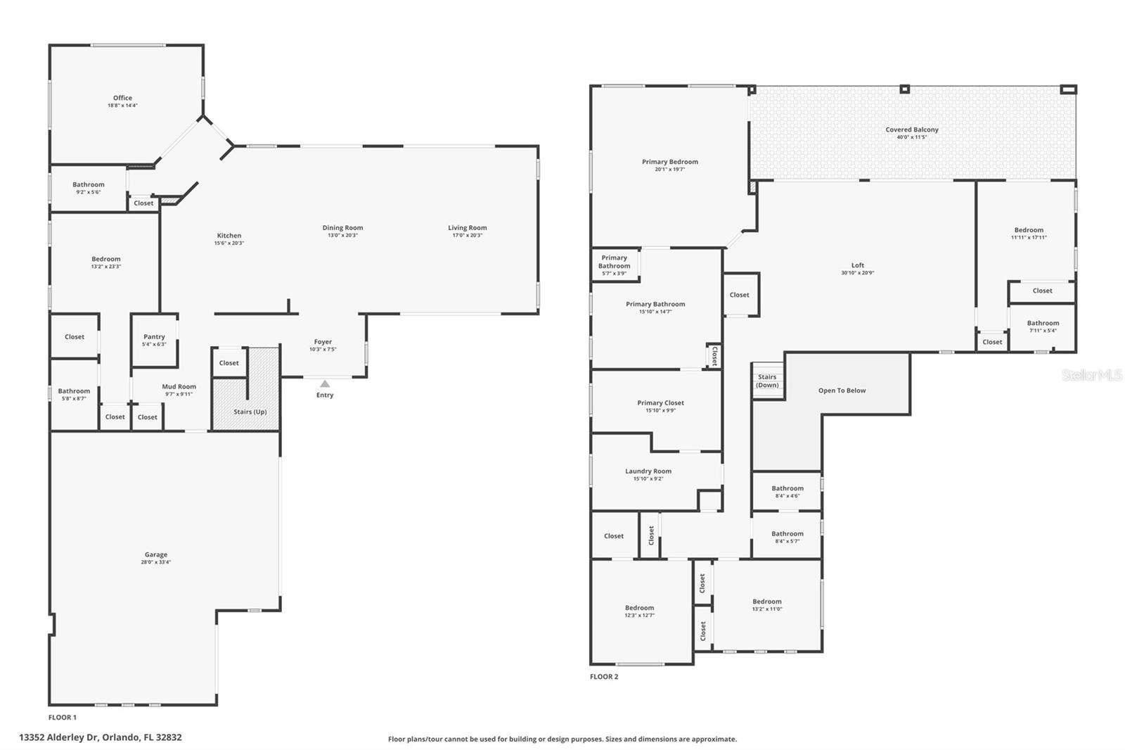 13352 ALDERLEY DR, ORLANDO, FL, 32832
