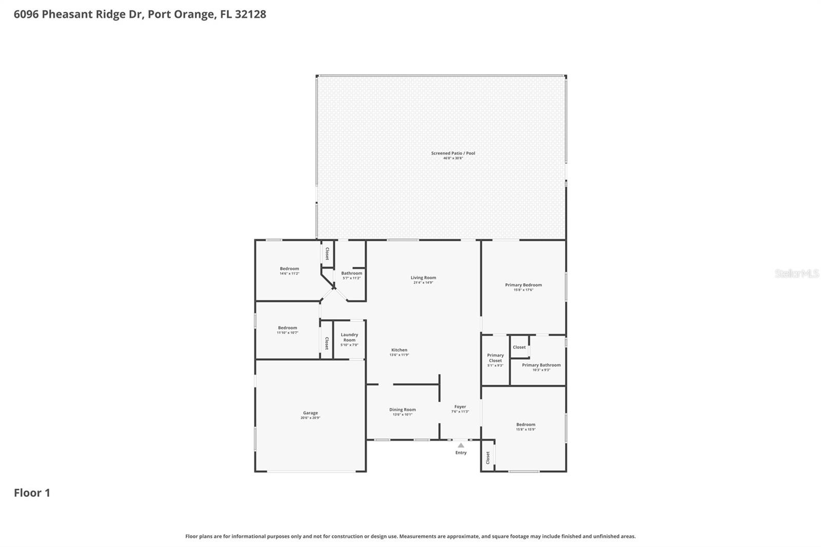 6096 PHEASANT RIDGE DR, PORT ORANGE, FL, 32128