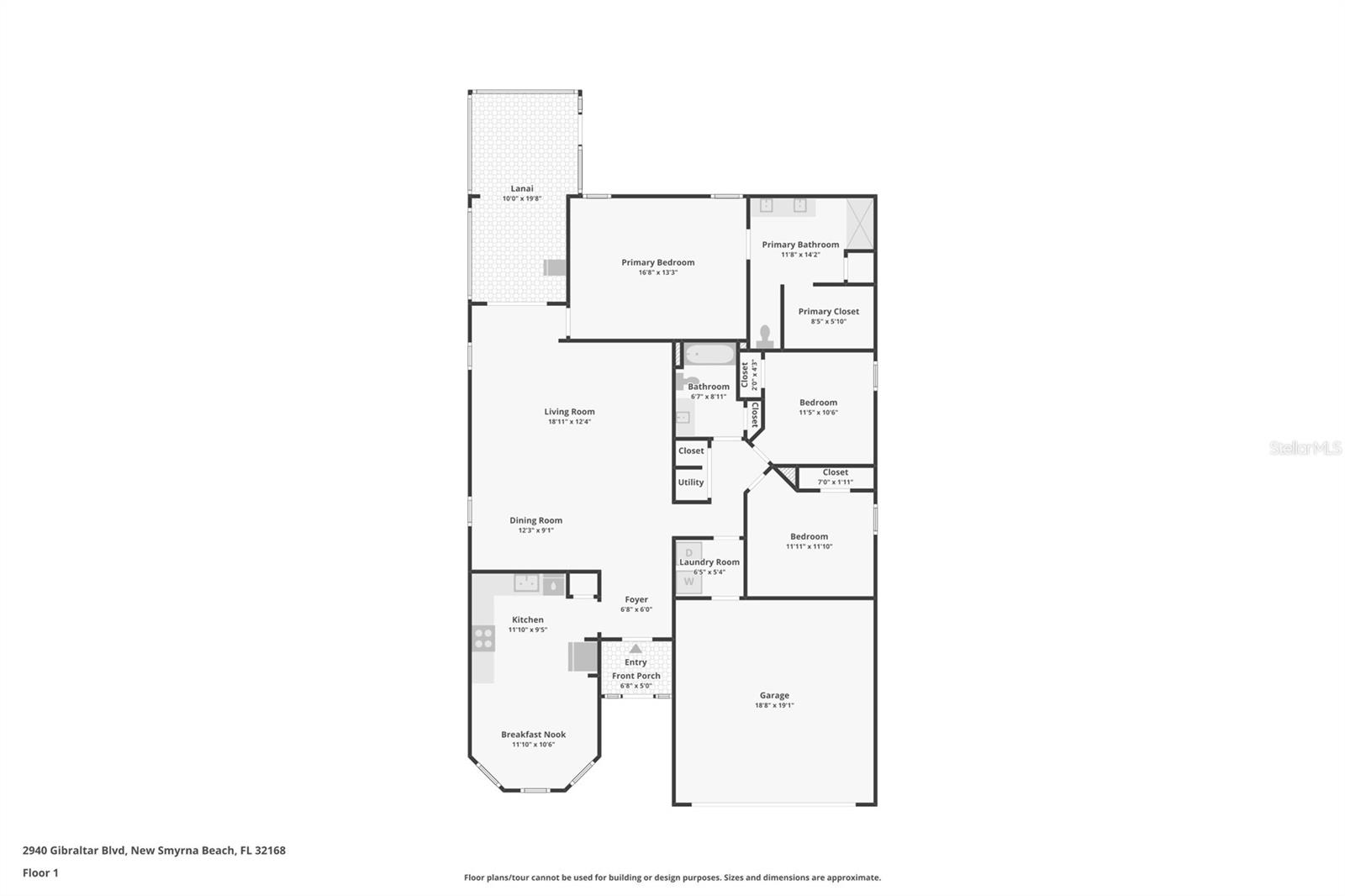 2940 GIBRALTAR BLVD, NEW SMYRNA BEACH, FL, 32168