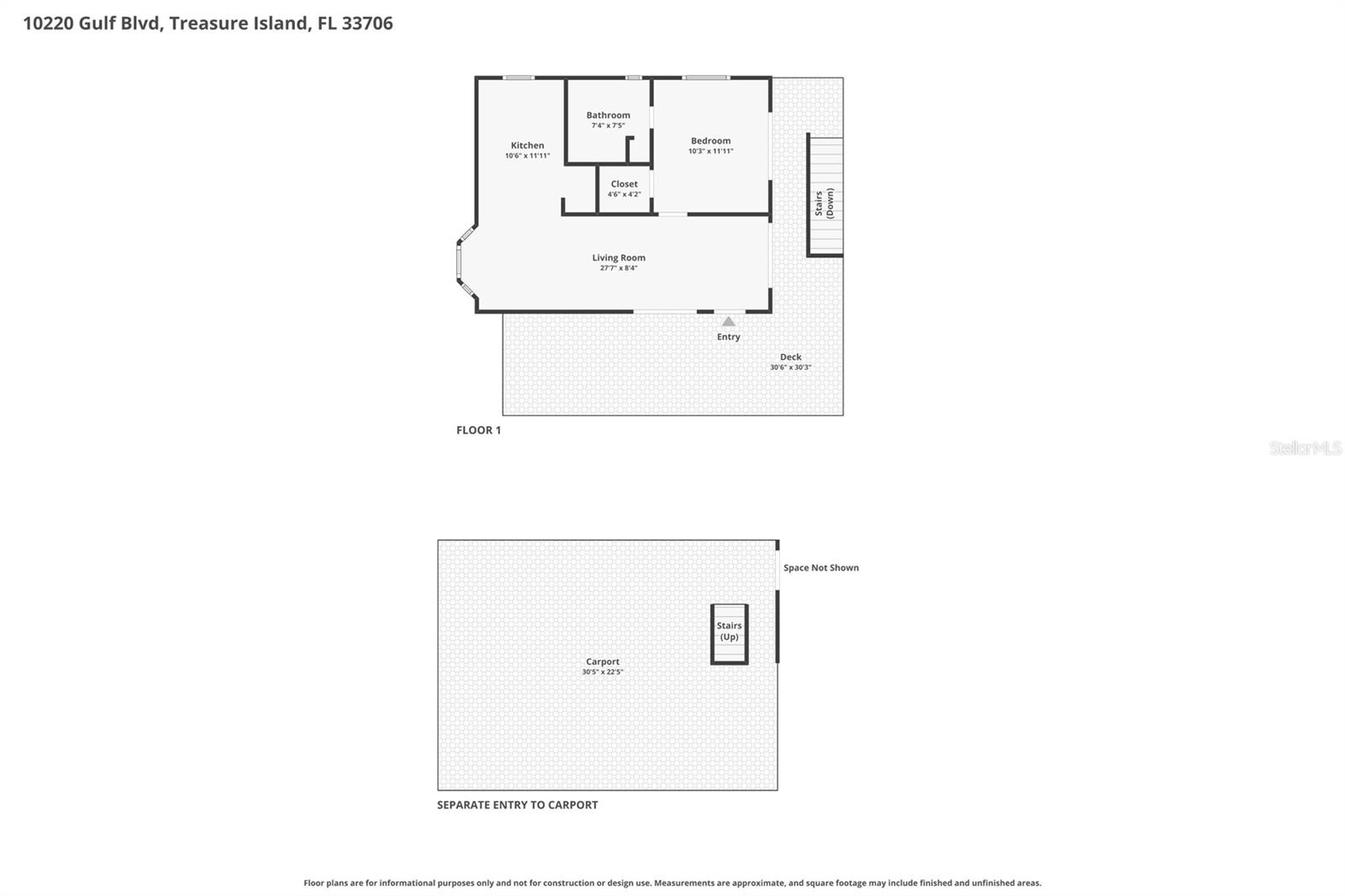 10220 GULF BLVD #1, TREASURE ISLAND, FL, 33706