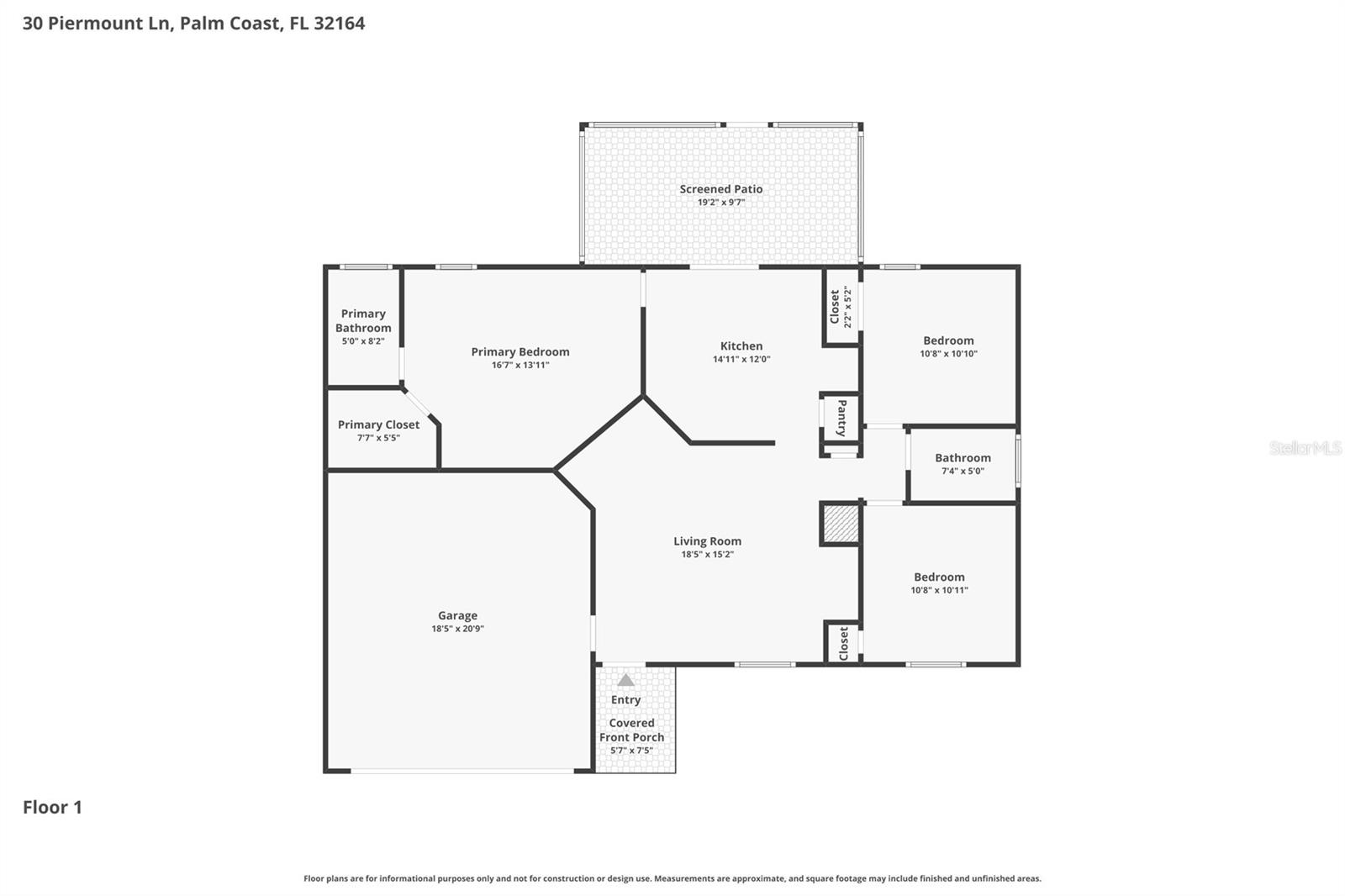 30 PIERMOUNT LN, PALM COAST, FL, 32164