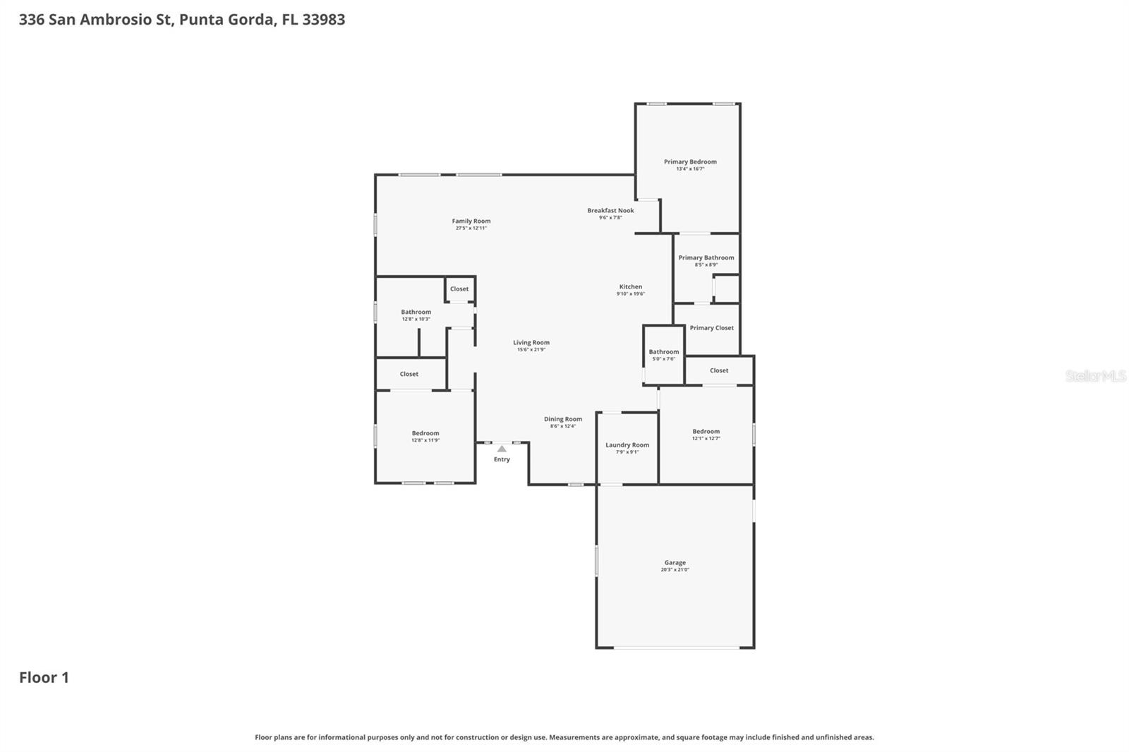 336 SAN AMBROSIO ST, PUNTA GORDA, FL, 33983