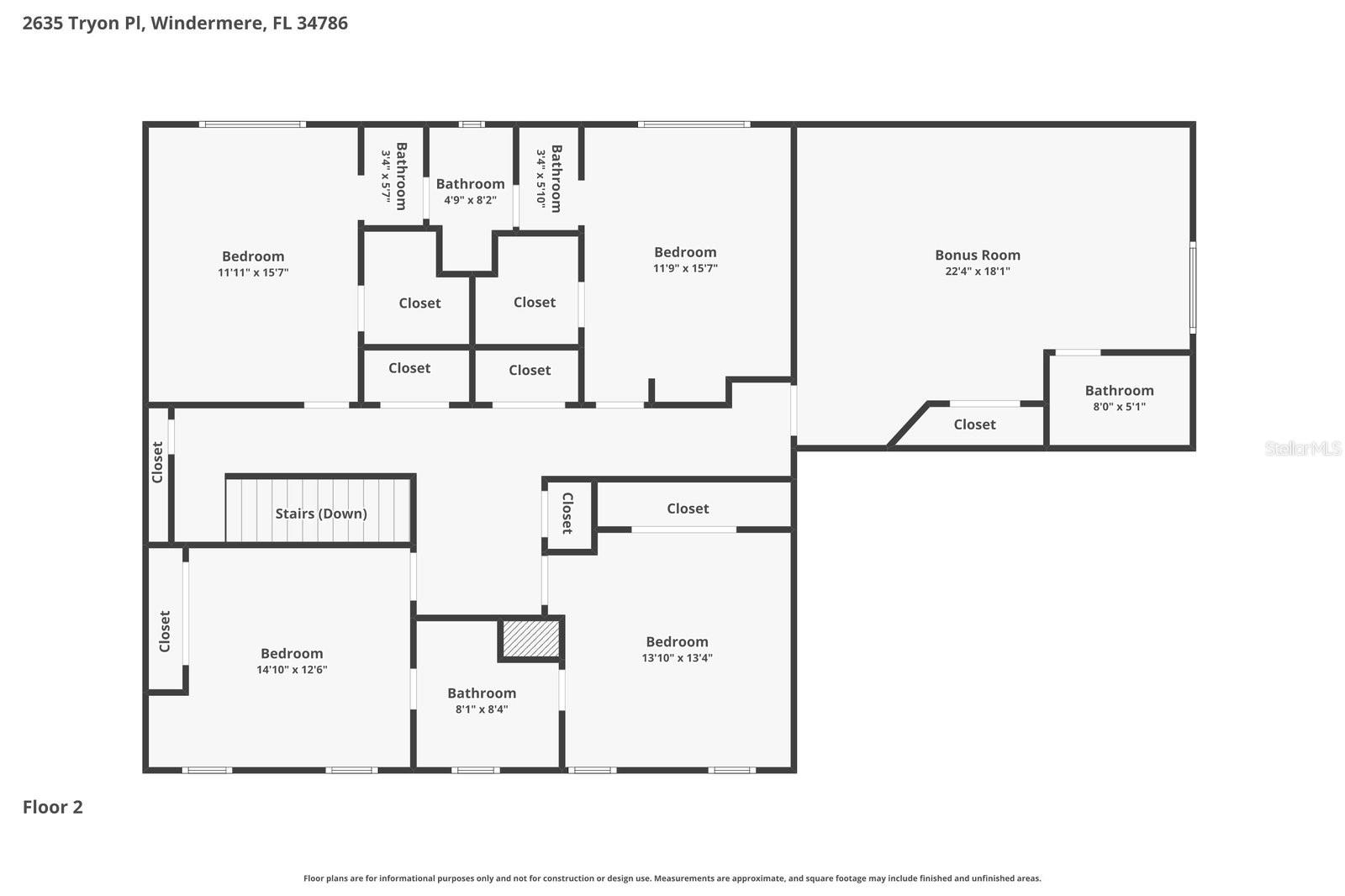 2635 TRYON PL, WINDERMERE, FL, 34786