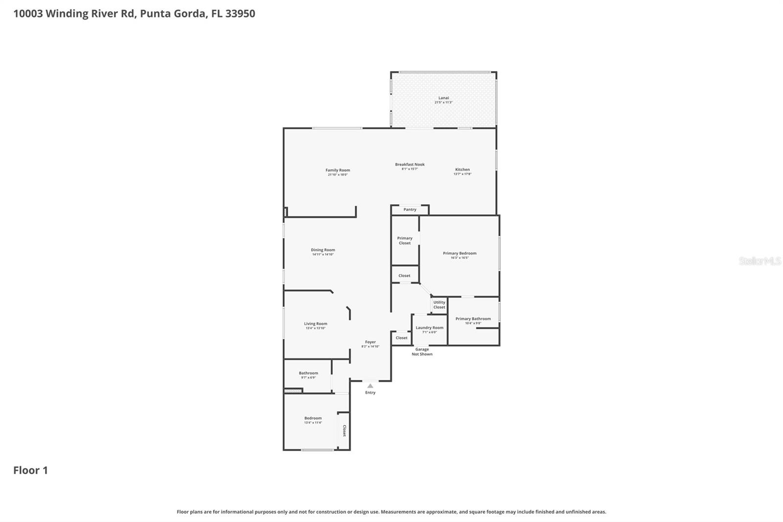 10003 WINDING RIVER RD, PUNTA GORDA, FL, 33950