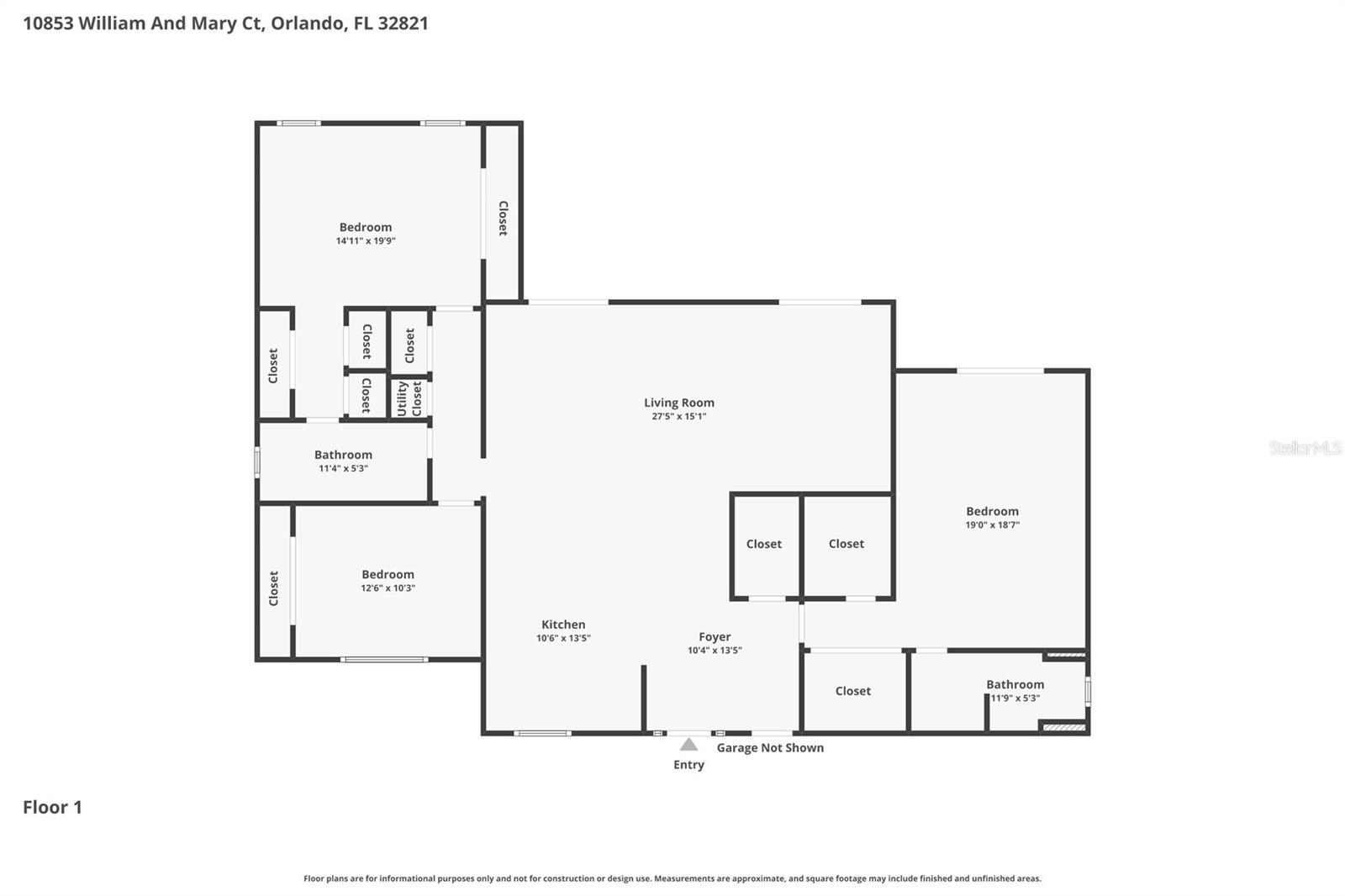 10853 WILLIAM AND MARY CT, ORLANDO, FL, 32821