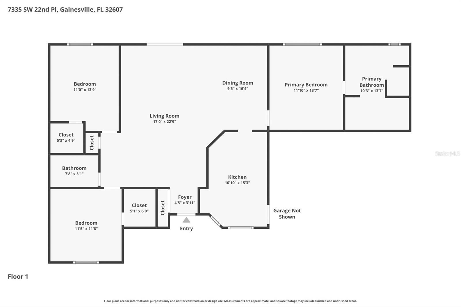 7335 SW 22ND PL, GAINESVILLE, FL, 32607
