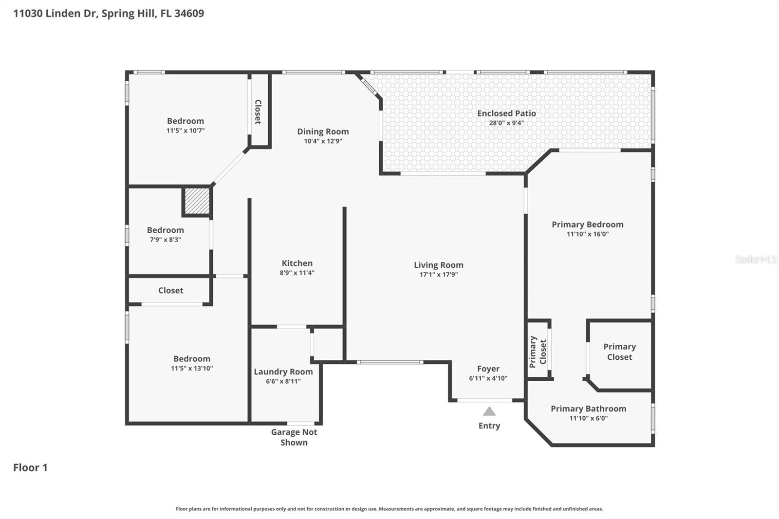 11030 LINDEN DR, SPRING HILL, FL, 34609