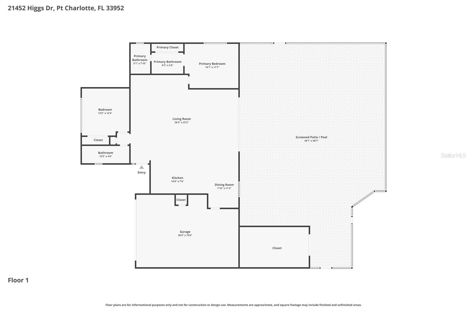 21452 HIGGS DR, PORT CHARLOTTE, FL, 33952