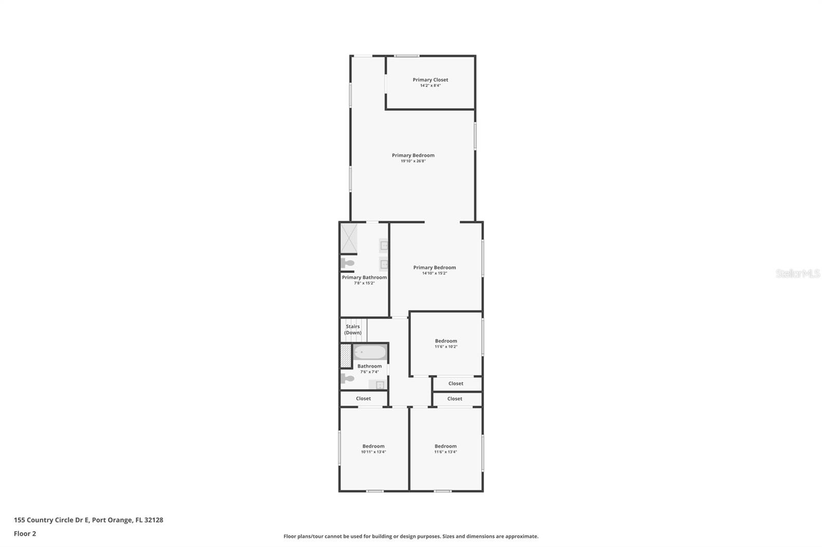 155 E COUNTRY CIRCLE DR E, PORT ORANGE, FL, 32128