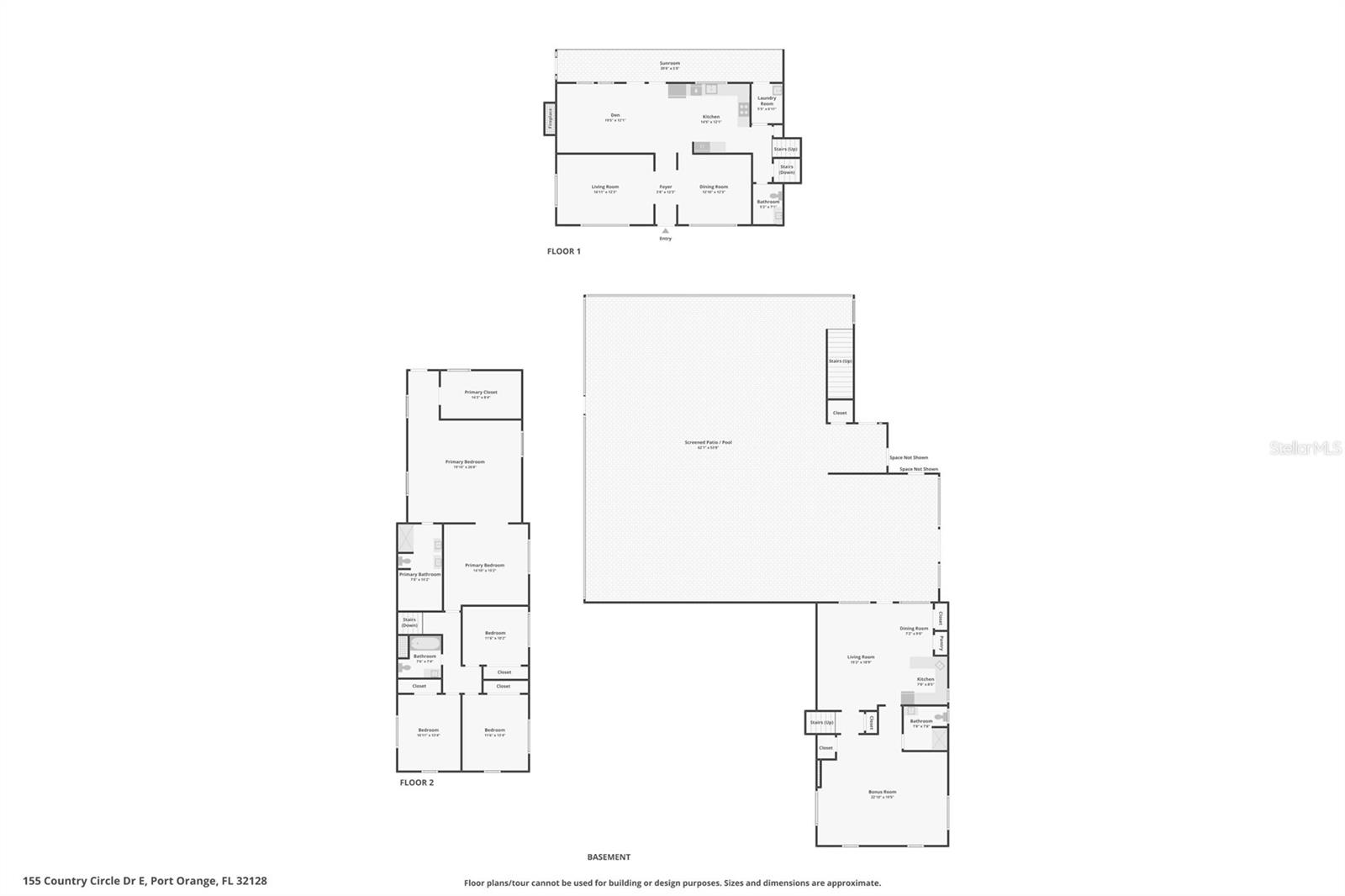 155 E COUNTRY CIRCLE DR E, PORT ORANGE, FL, 32128