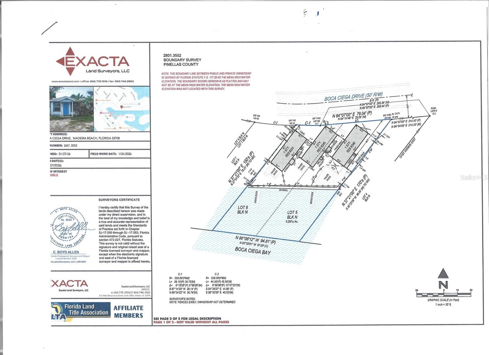 249 BOCA CIEGA DR, MADEIRA BEACH, FL, 33708