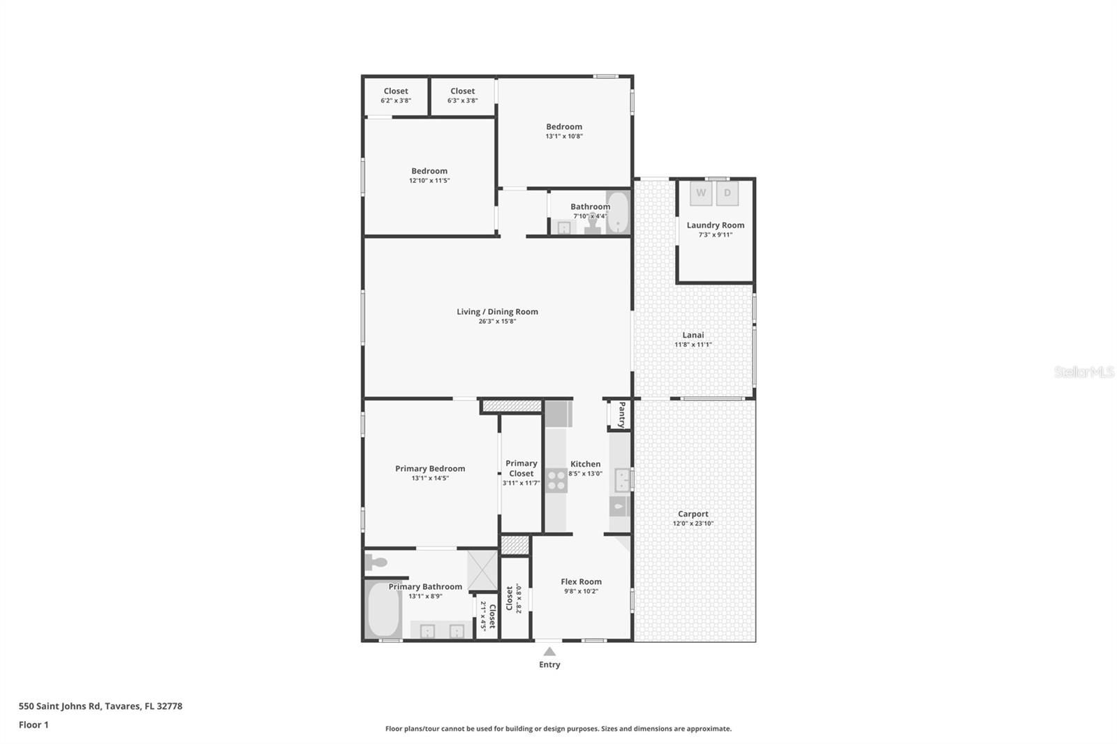 550 SAINT JOHNS RD, TAVARES, FL, 32778